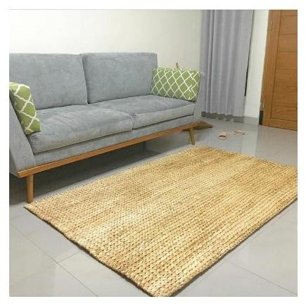 Tikar Enceng Gondok / Rug Enceng / Karpet Enceng Premium Grab/Gosend