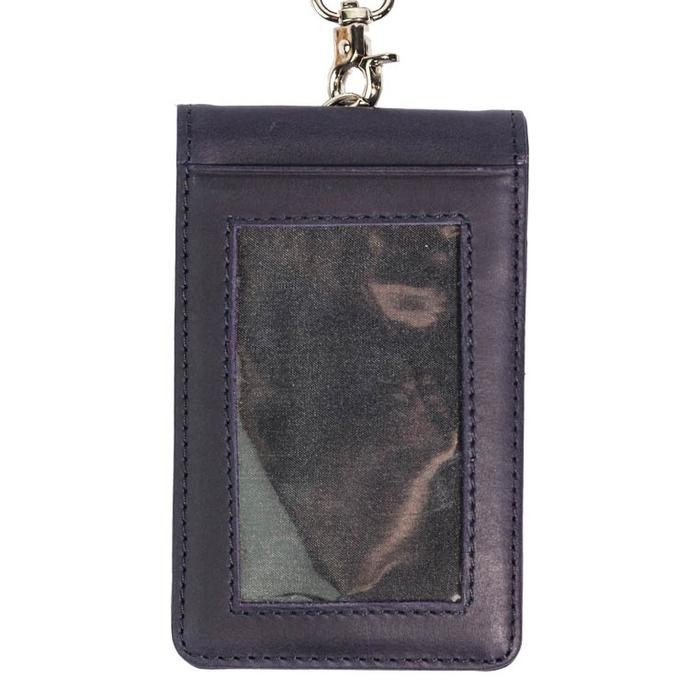 

Starke Id Card Holder Lanyard Kulit Asli Name Tag Kantor Lanyard Perusahaan Gantungan Id Kartu Nama