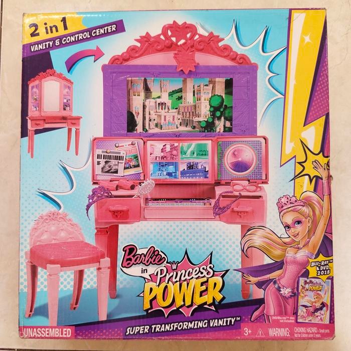 Barbie Dream Vanity Playset Furniture Boneka