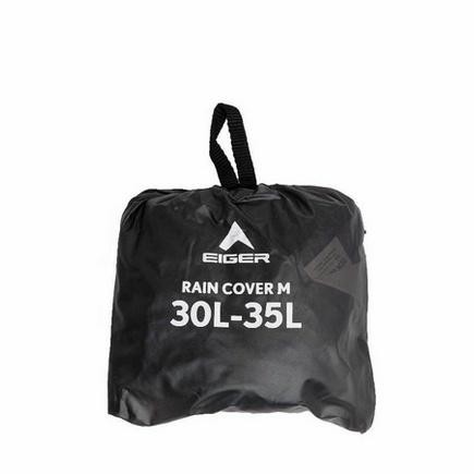 Coverbag Eiger Transparent Raincover M 30-35L Rainsuit Tas Ransel