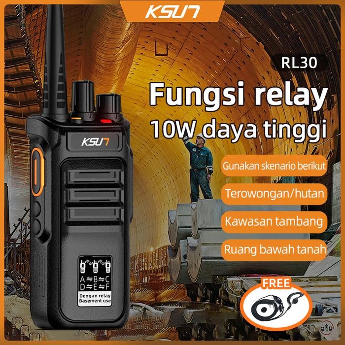 Walkie Talkie Jarak Jauh 10Km Stackable Walkie Talkie Jarak Jauh 300Km Pasti Diskon