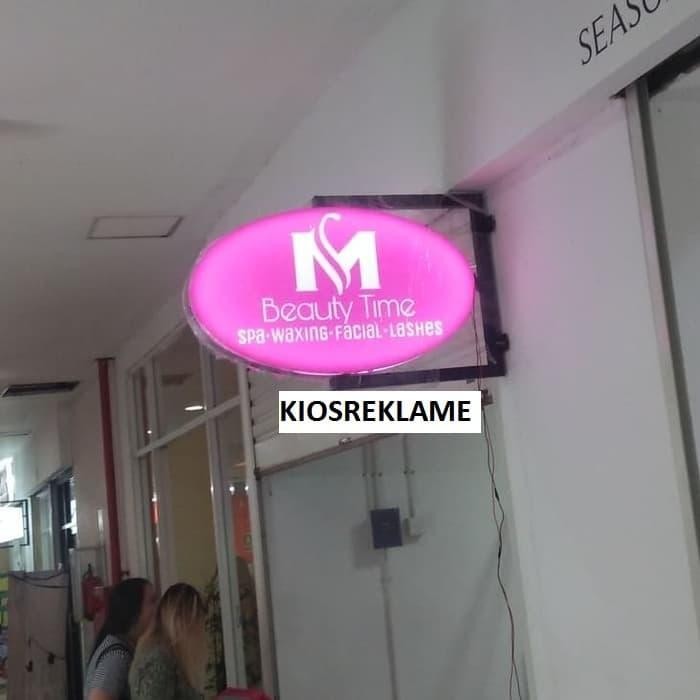 Neon Box Oval 45Cmx90Cm