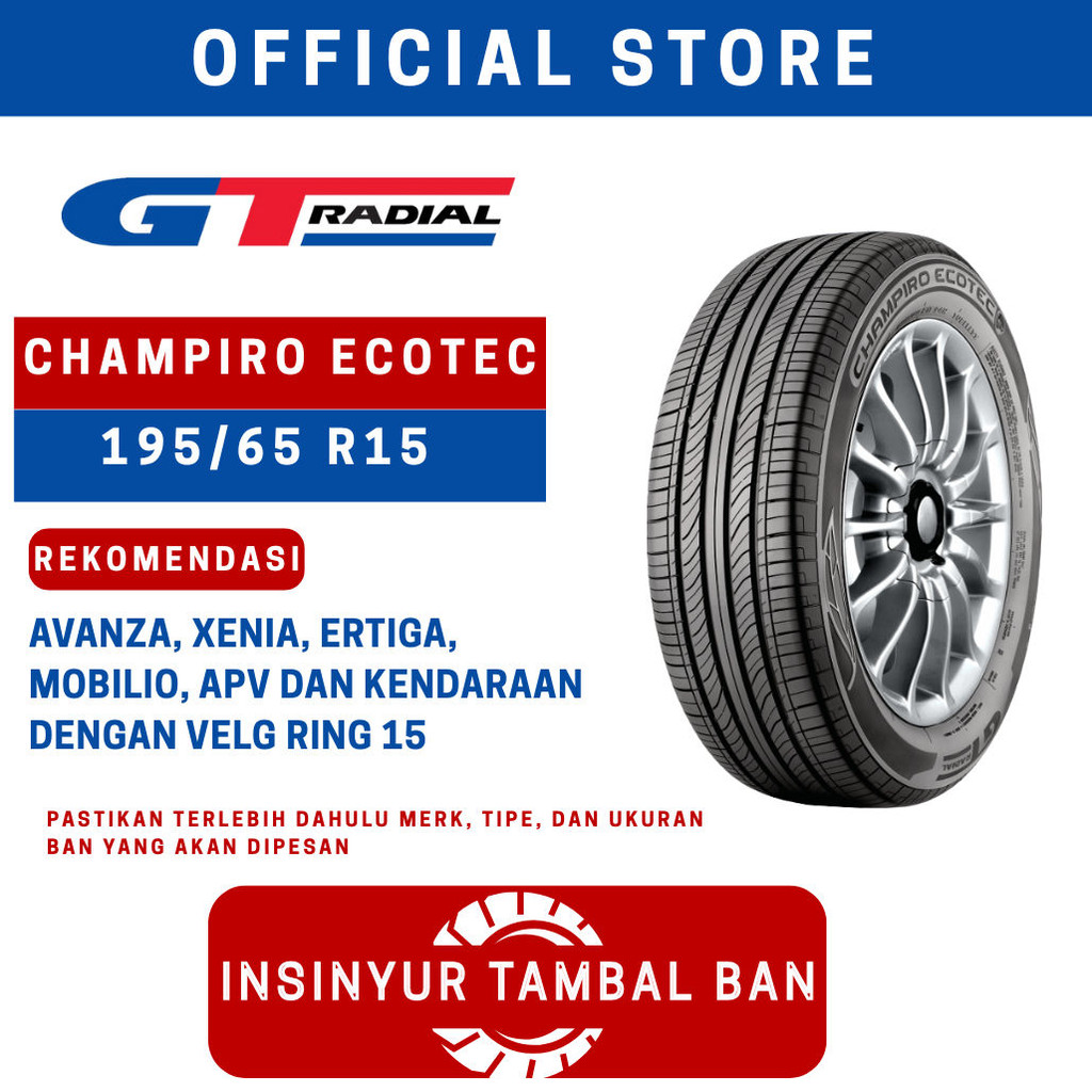 BAN MOBIL 195 65 R15 Champiro ecotec AVANZA XENIA ERTIGA PANTHER KIJANG