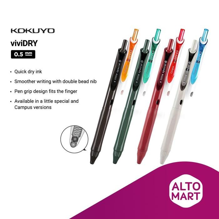 

KOKUYO viviDRY Gel Pen 0.5 mm Pulpen