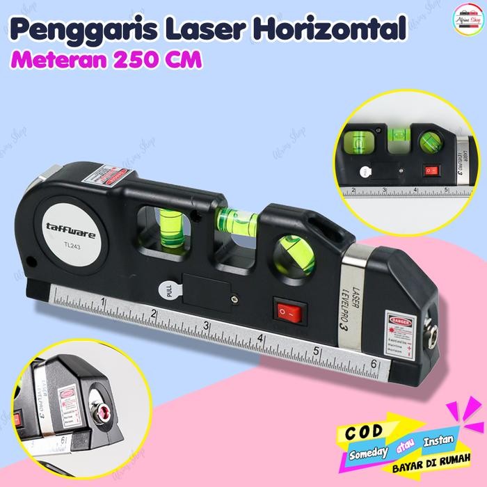 

Waterpass Penggaris Meteran dengan Laser Penggaris Horizontal Vertical