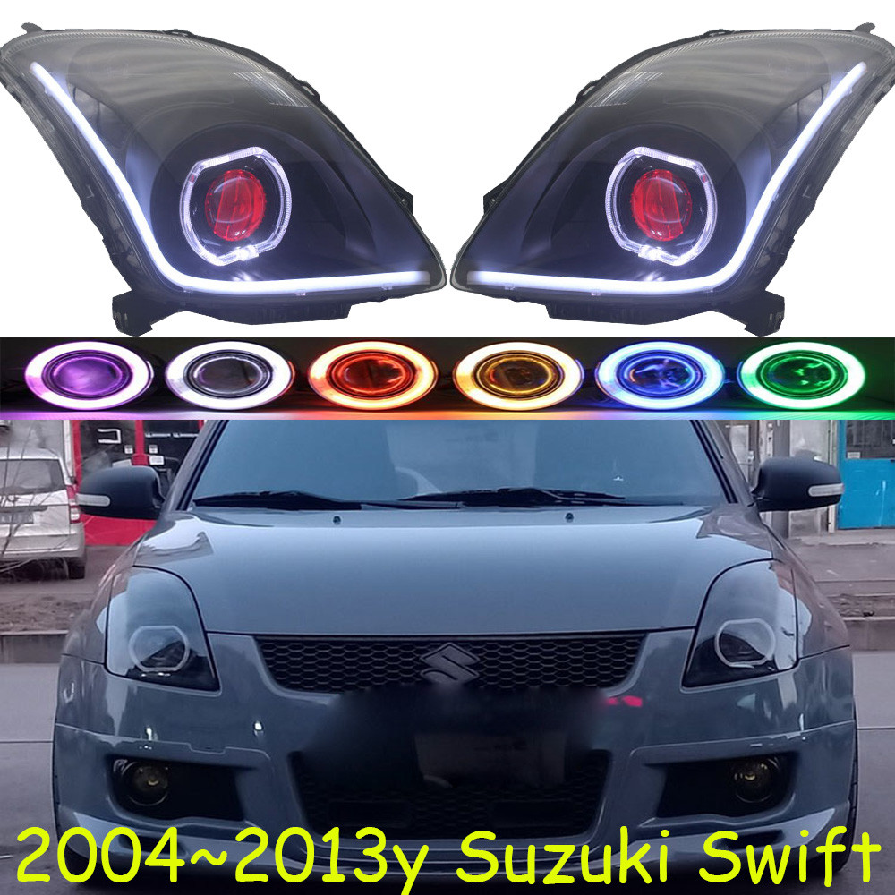 Car Bumper lamp For SUZUKI Swift Headlight 2004~2013y DRL hid xenon