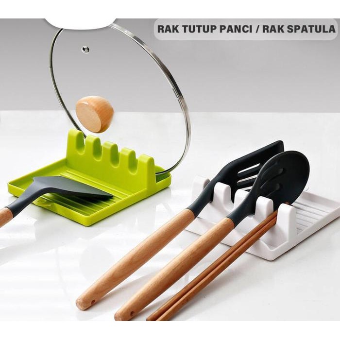 Rak alat dapur / Rak spatula /Rak tutup panci/ Tatakan peralatan dapur