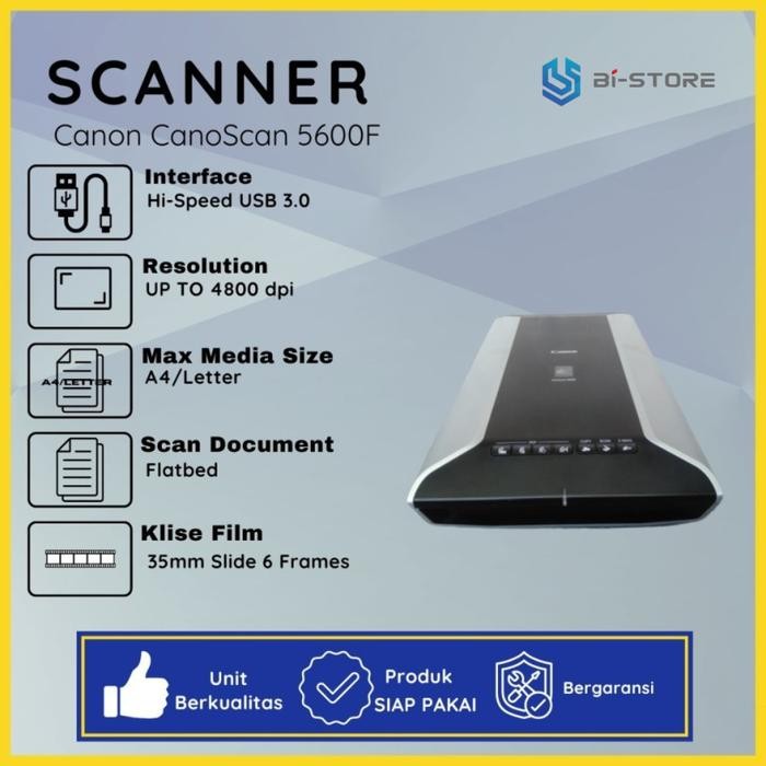 Stok Baru Scanner Canon CanoScan 5600F Siap Pakai