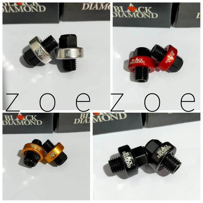 TERMURAH TUTUP LUBANG BAUT SPION AEROX 155 BLACK DIAMOND MONEL SPION AEROX 155