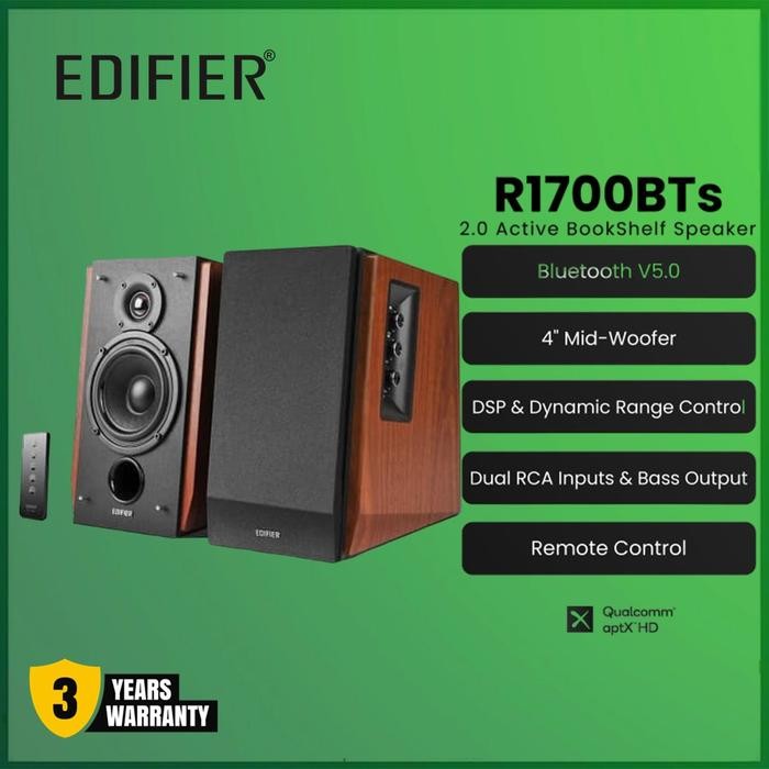 Edifier R1700BTs 2.0 Active BookShelf Speaker R1700 BTs R 1700 BTs 1700BTs