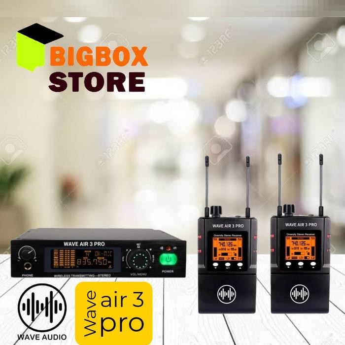 Wave Audio Monitor Wave Air 3 PRO Wireless EIM -1RX - 2TX