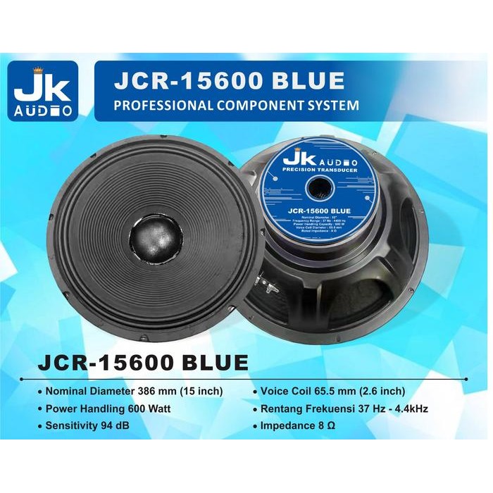 Speaker JCR 15600 JK Audio Speaker 15 inc