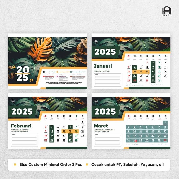 

Kalender Meja 2025 I Kalender Puasa I Bisa Custom I M04