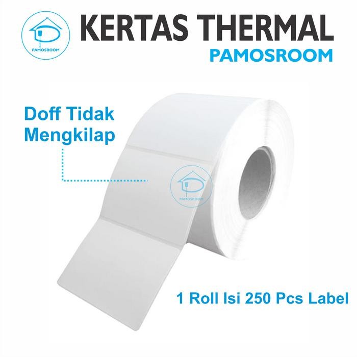 

Kertas Thermal / Thermal Label Barcode 100x150 mm 250 pcs/Roll 10x15cm