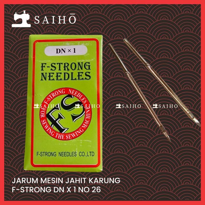 

[F-STRONG] JARUM MESIN JAHIT KARUNG DN X 1 / DNX1 NO 26 F STRONG