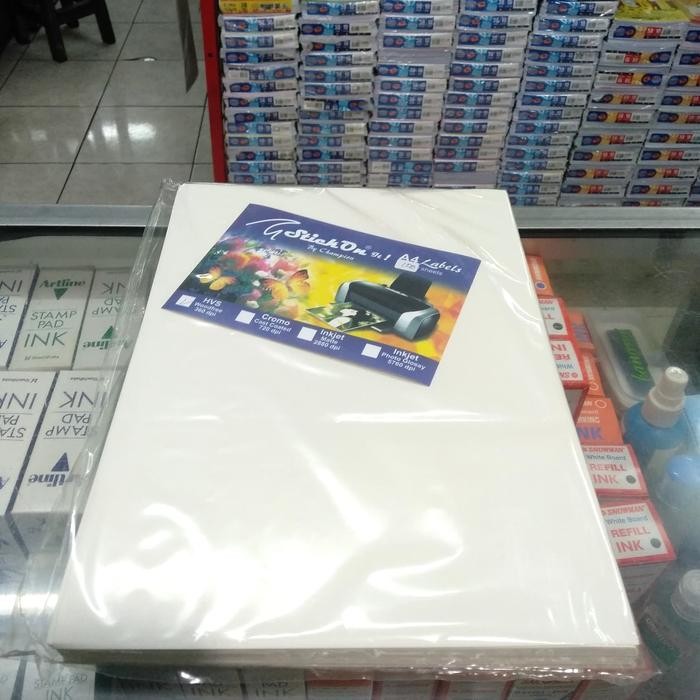 

Kertas stiker A4 ( HVS ) champions isi 100 lembar