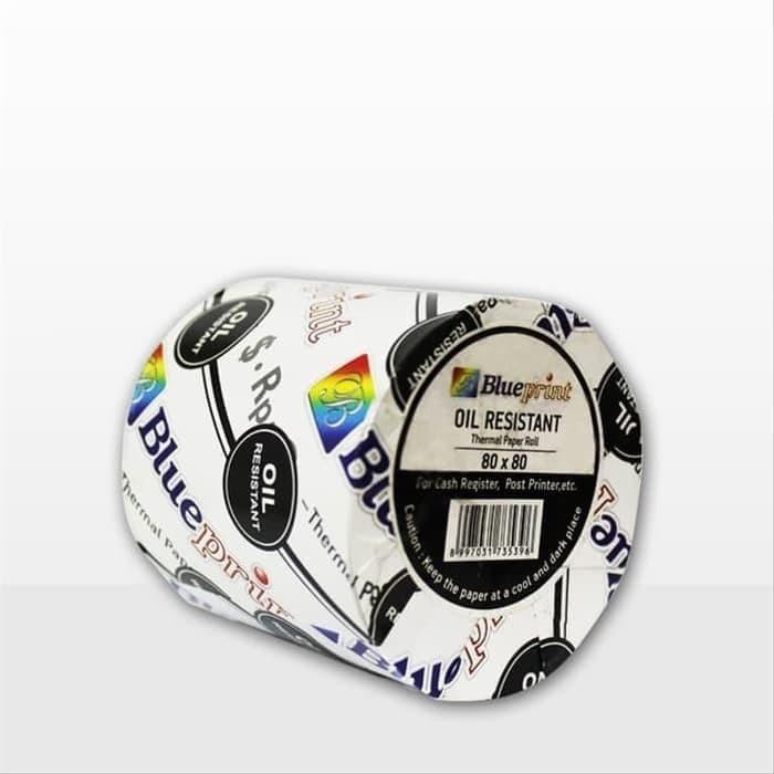 

Blueprint Thermal Paper Roll 80x80mm Oil Resistant - Kertas Termal Anti Minyak