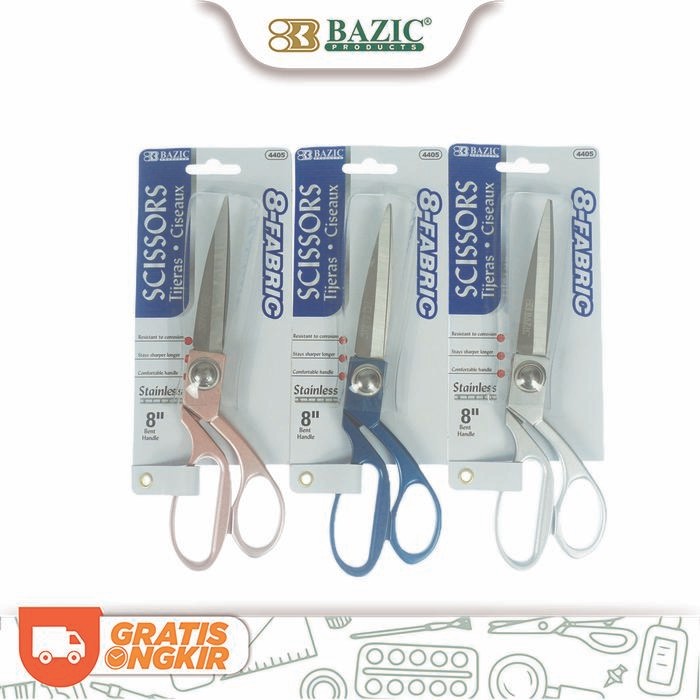 

Gunting Kain Fabric Tailor Scissors Bazic 8 inch Stainless Steel