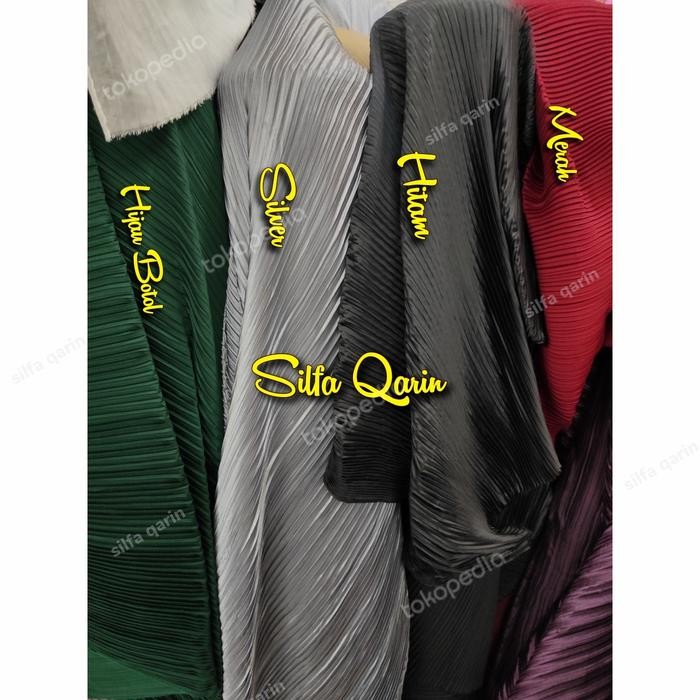 

kain bahan satin plisket premium Rampel / Bahan Kain Plisket Termurah