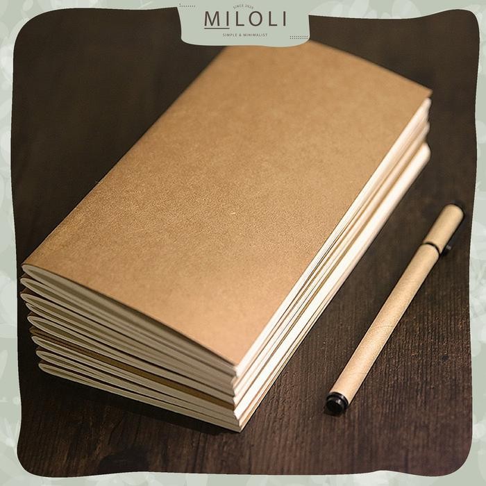 

[MILOLI] Buku Tulis Polos Cover Coklat - E0005