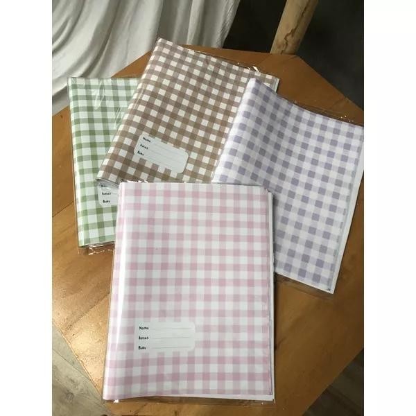 

Sampul Buku Estetik Warna Warni Warna Pastel + Plastik Isi 12pcs/pack