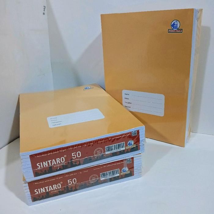 

Paket Buku Tulis Boxy SINTARO LOCOMOTIF 10 Buku 50 Halaman Murah Meriah - Sekolah, Paper