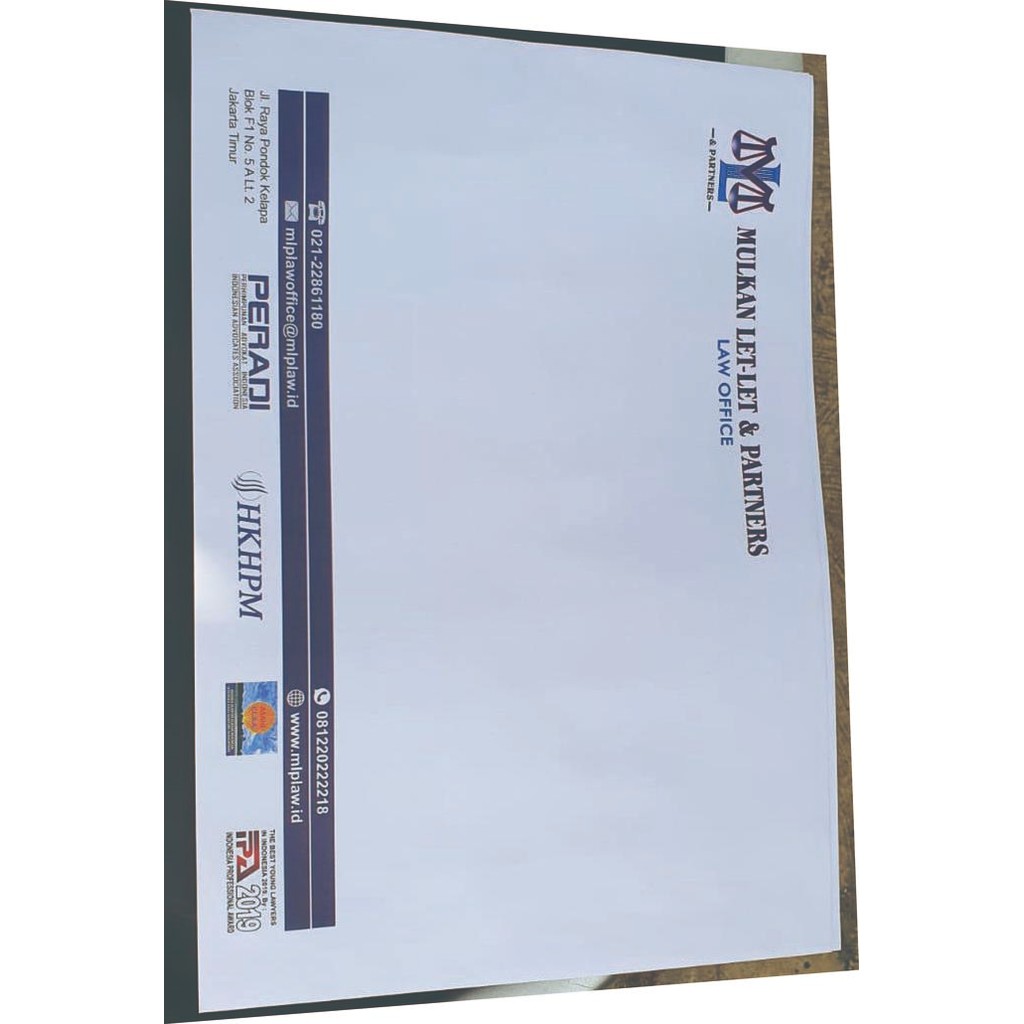 

AMPLOP BESAR PERUSAHAAN FULL COLOUR KODE 913