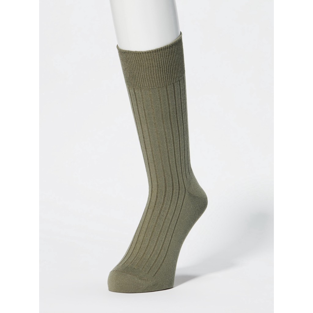 Uniqlo Kaos Kaki SUPIMA Katun | Rib Lebar