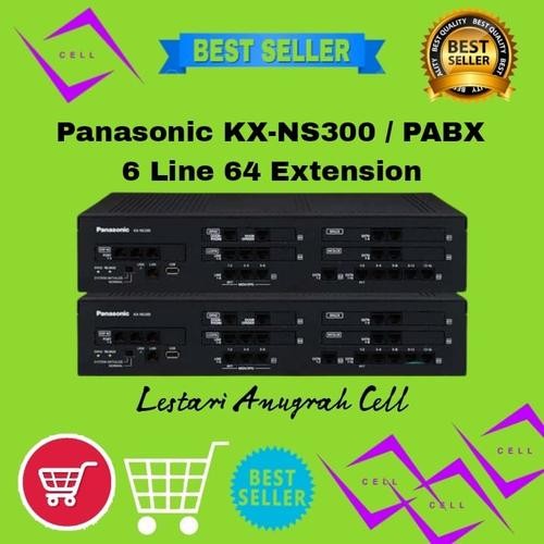 PABX Panasonic KX-NS300 / Telepon Pabx NS-300 Kap 6 Line 64 Ext - New