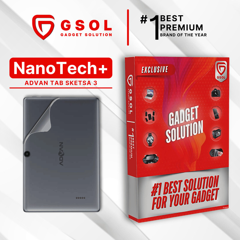 GSOL EPU BIO GENESIS Hydrogel for ADVAN Tab Sketsa3 / Back Cover Guard Protector (Nanotech+ 100% Rec