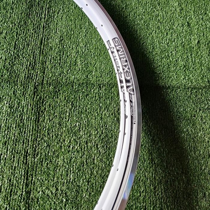 Cuci Gudang Rims Velg ALEXRIMS RACE28 700C 32 Hole Double Wall White Taiwan