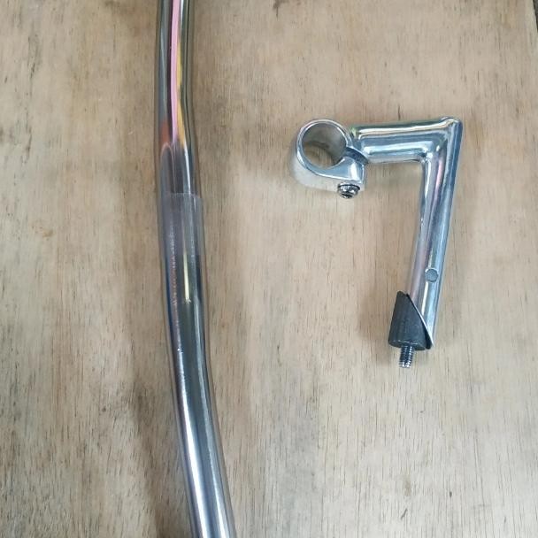 Terbaru stang flatbar 25.4 Chrome