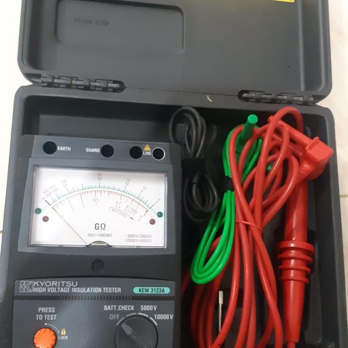 kyoritsu 3123a high voltage insulation tester
