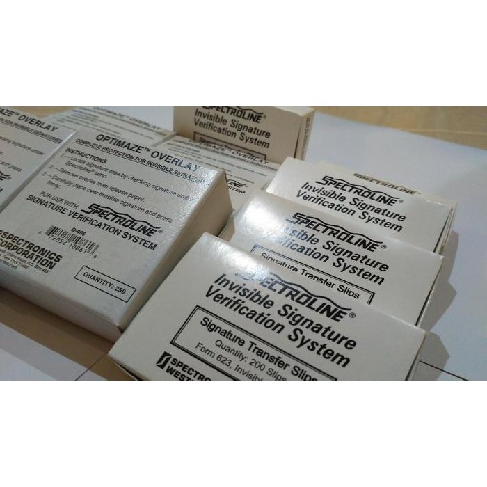 

Spectroline Overlay, Spectroline Signature, Distributor Spectroline