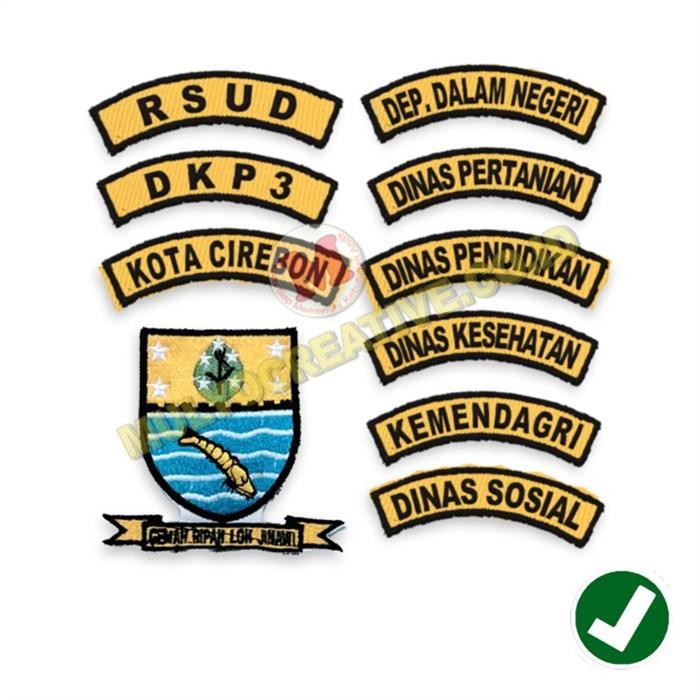 

Bed Bordir Logo Dinas Kota Cirebon - Bordir Pemkot Cirebon PREMIUM