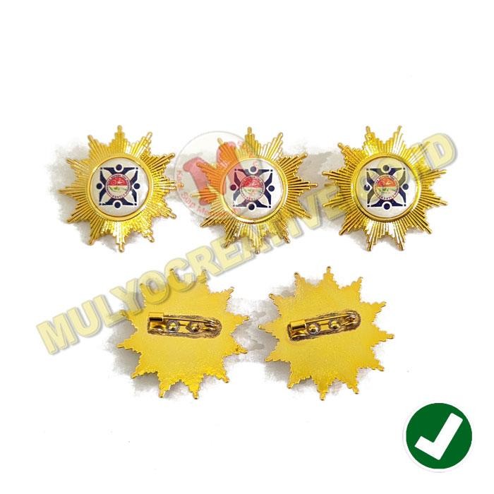 

Bros Logo KOSTI Pin Komunitas Sepeda Tua Indonesia Model Matahari PREMIUM