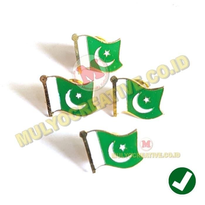 

Flag Pin Pakistan Pin Bendera Pakistan Pin Flag Pakistan Murah PREMIUM