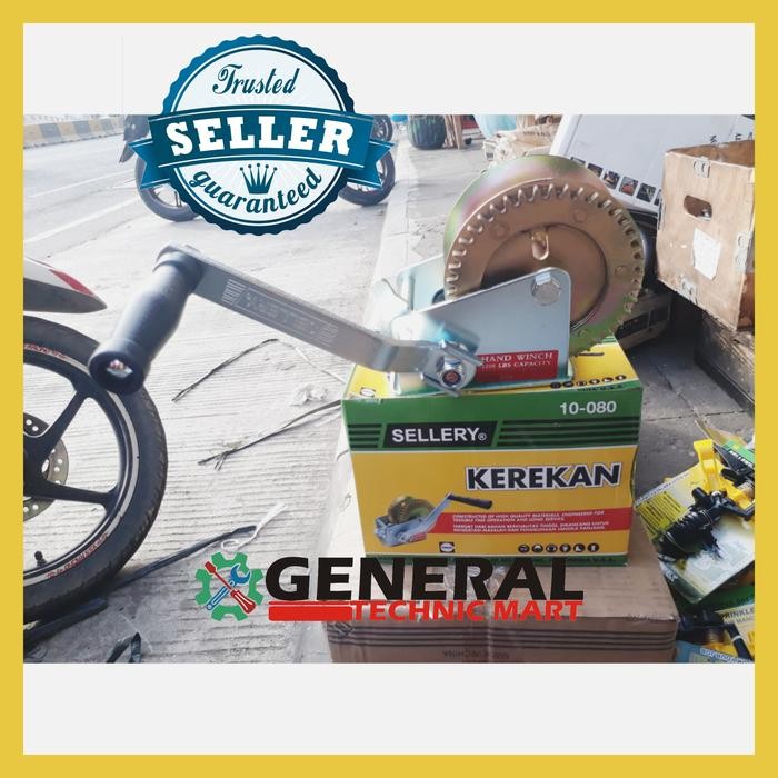 Hand Winch / Boat Winch/ Kerekan Katrol 1200 Lbs Sellery 10-080