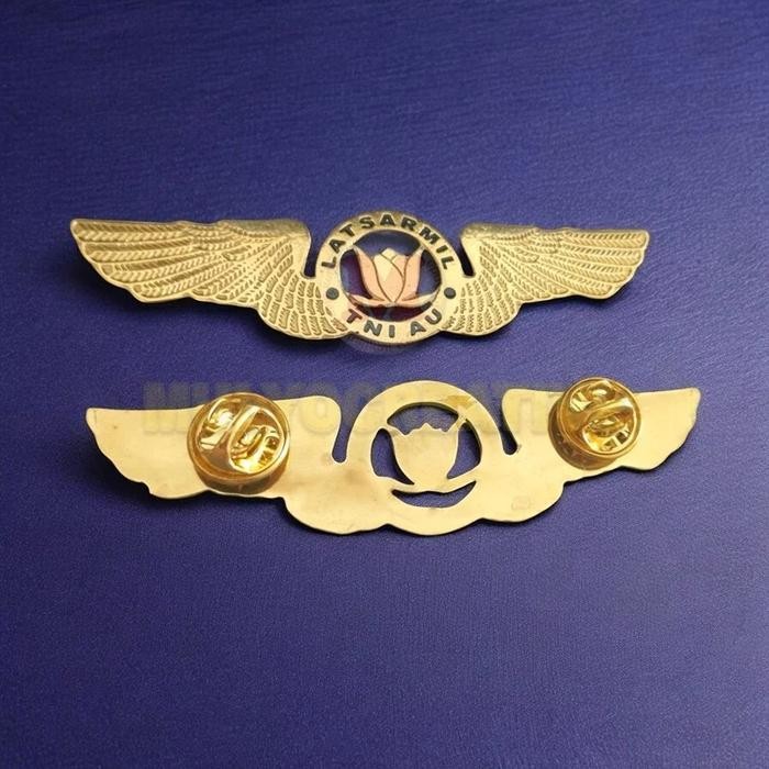 

Lencana Brevet AU Full Logam Wing Latsarmil PREMIUM