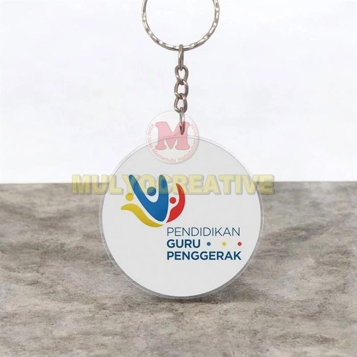 

Ganci Pendidikan Guru Penggerak Gantungan Kunci PGP Keychain Akrilik Bolak Balik PREMIUM