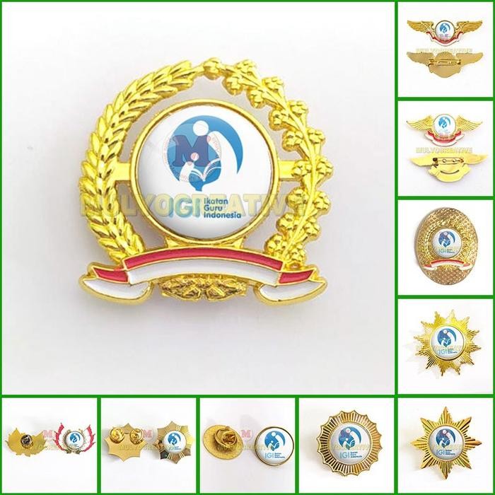 

Pin IGI Pin Bros Wing Logo Ikatan Guru Indonesia PREMIUM