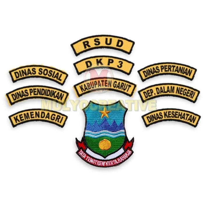 

Bed Bordir Dinas Kabupaten Garut - Bordir Logo Pemkab Garut Lengkap PREMIUM