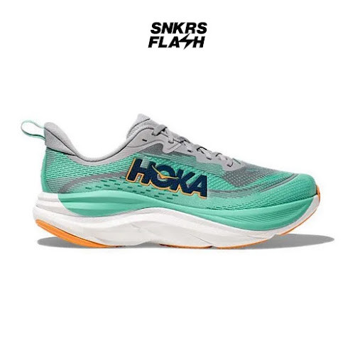 HOKA ONE ONE SKYFLOW STELLAR GREY SHORELINE Sepatu Lari Pria - 1155111SRYS - Size 45.3