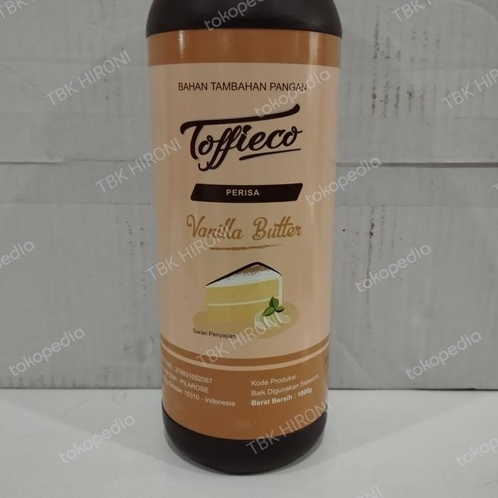 

NEW! TOFFIECO VANILLA BUTTER 1KG