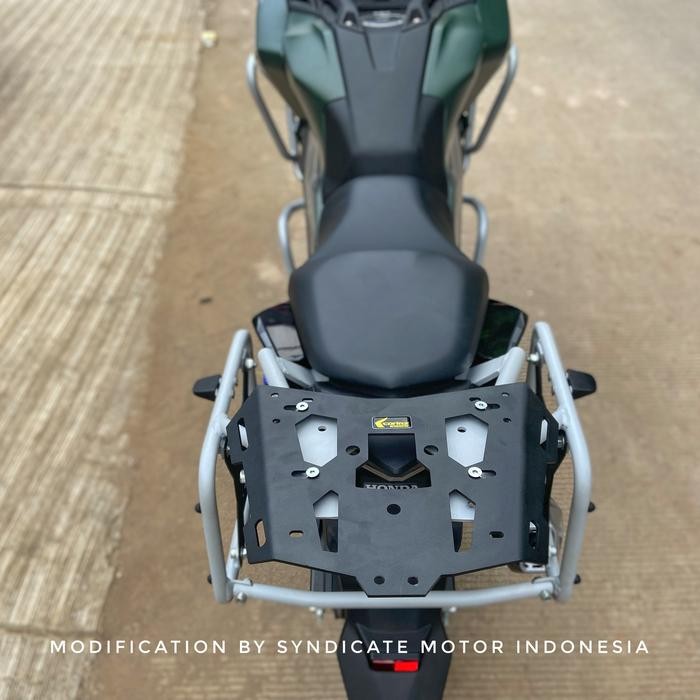 bracket box atas dan samping honda cb150x/cb150r coriaz motoadventure kode 1035