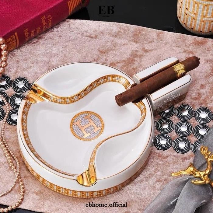 Asbak Keramik / Asbak Mewah / Luxury Ashtray Set Eb Home 94/4