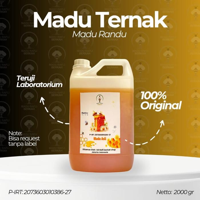 

Ready- Madu Asli Randu Kapuk 2Kg Sudah Uji Laboratorium Raw Honey Madu Mentah Organik #Gratisongkir