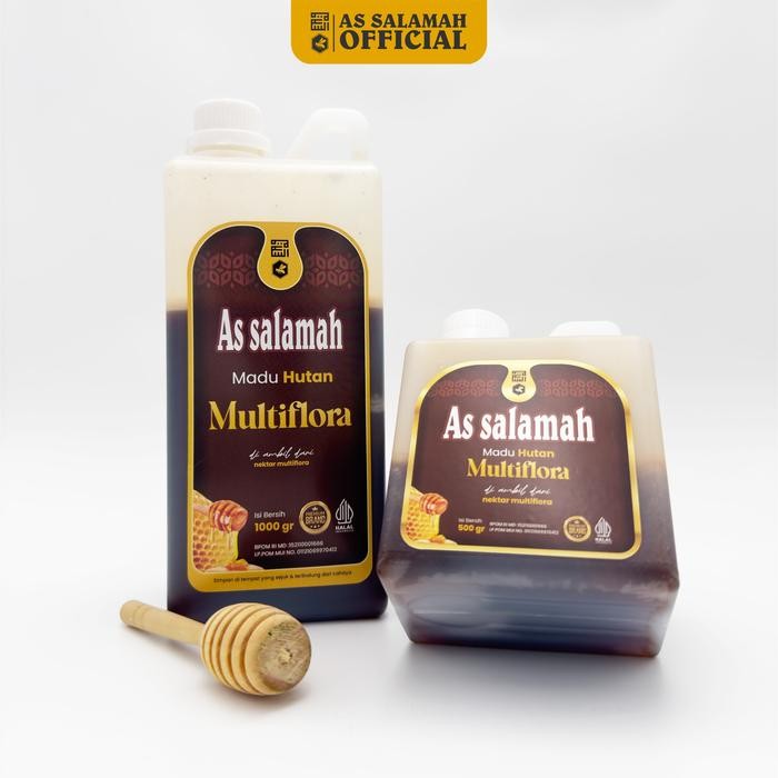 

Ready- As Salamah - Madu Hutan Multiflora 1000 Gram Original Alami #Gratisongkir