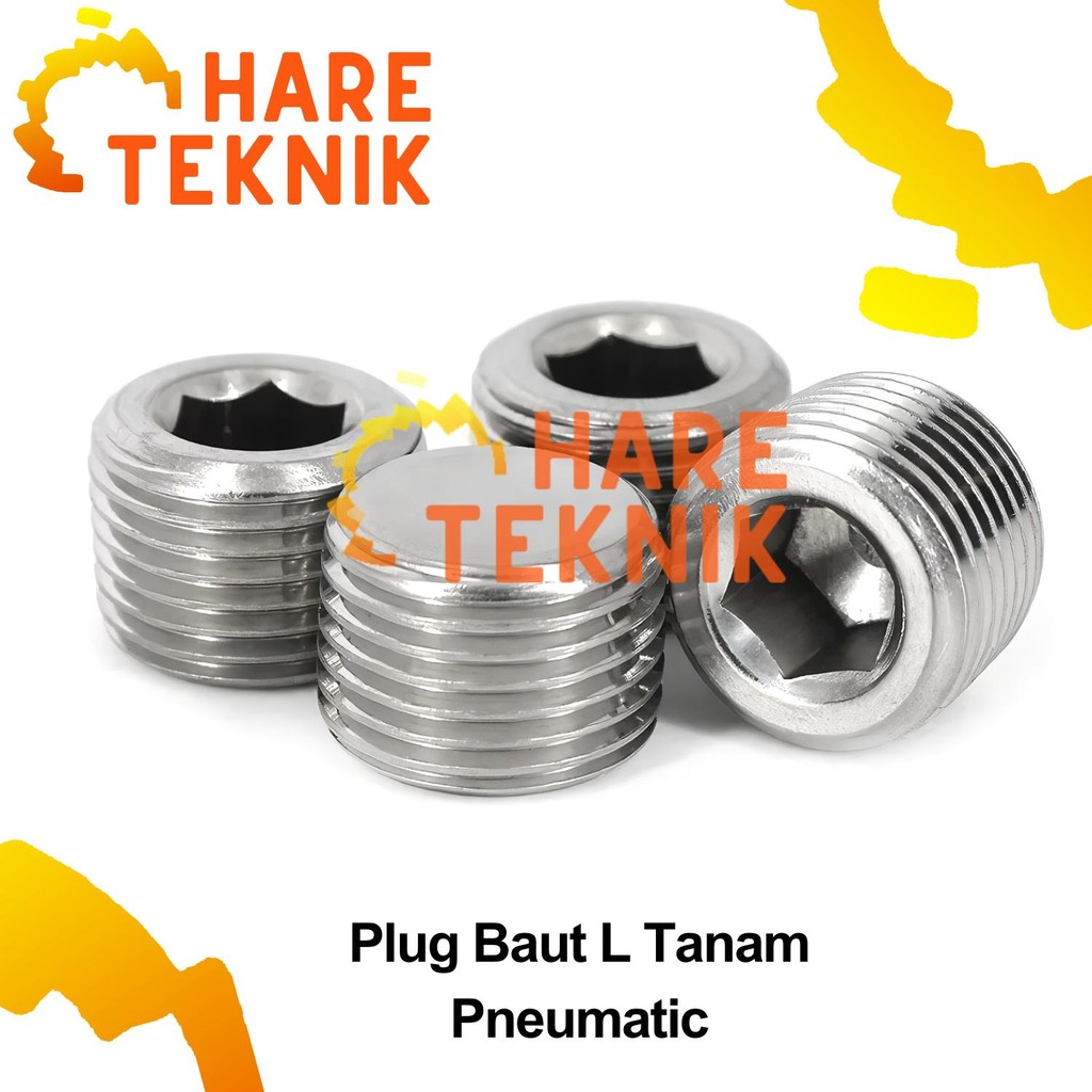 PLUG 1/4" Baut L Baut L tanam Ukuran 1/4"(m10) Penutup Drat