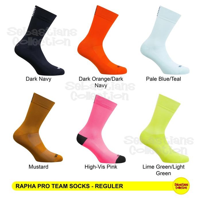 Rapha Pro Team Socks Reguler - Rapha Socks Original - Kaos Kaki Rapha (terlaris) (termurah)